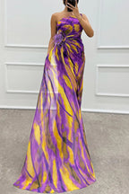 Lorna | Vestido drapeado vibrante