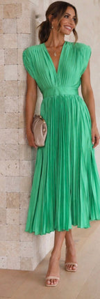 Elvina | Vestido cruzado estampado