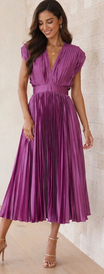 Elvina | Vestido cruzado estampado