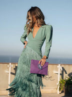 Rosalia | Vestido de flecos