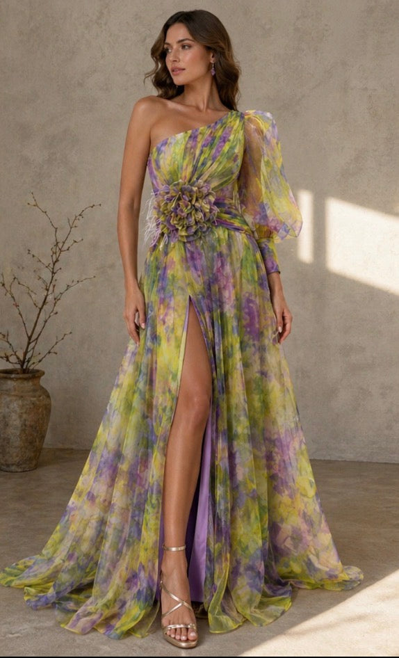 Marni | Vestido midi plisado atemporal escote V