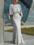 Alicia | Vestido elegante de espalda abierta en V