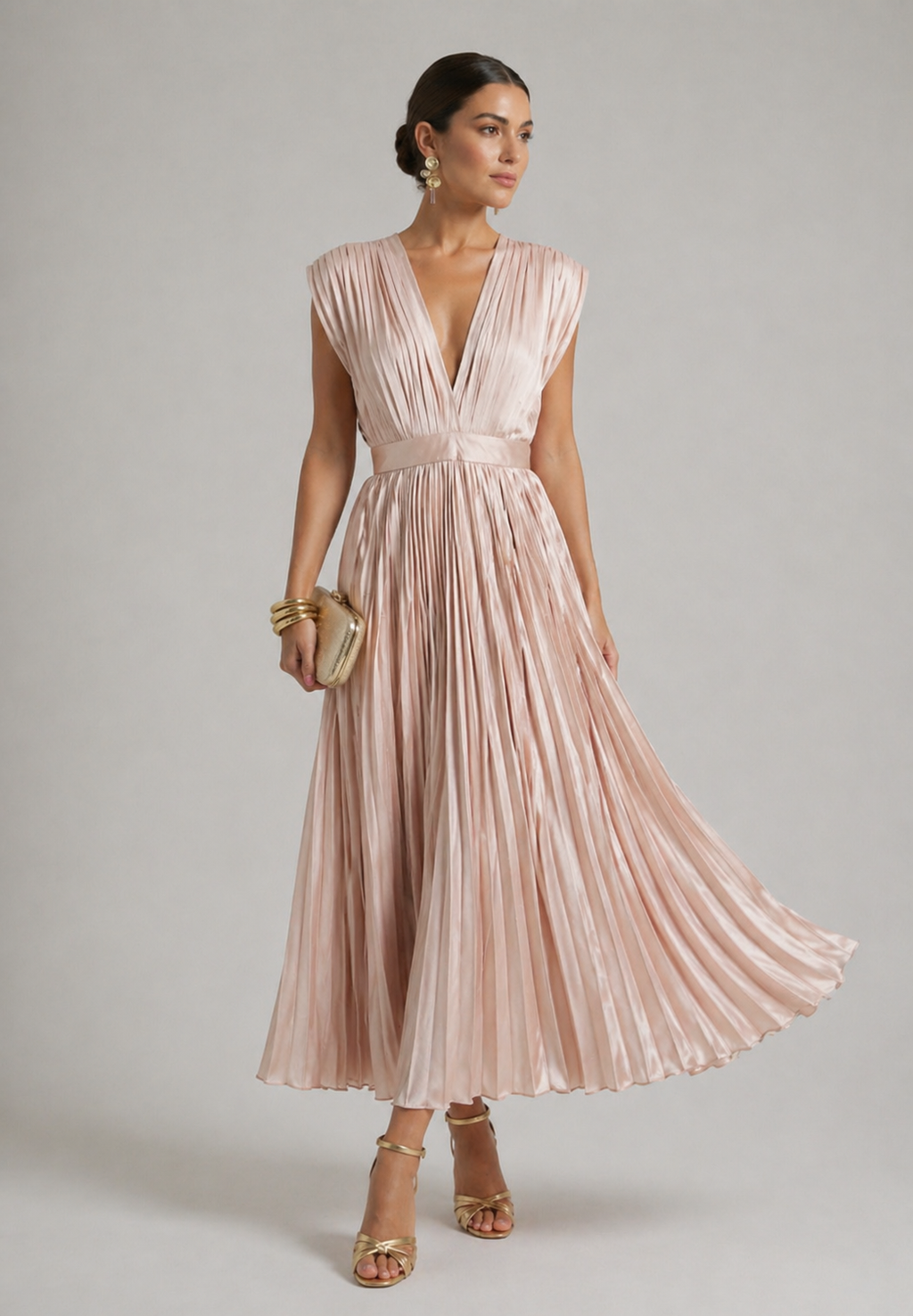 Elvina | Vestido cruzado estampado