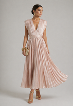 Elvina | Vestido cruzado estampado