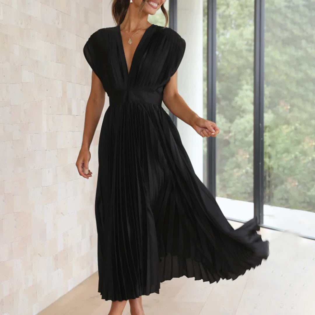 Elvina | Vestido cruzado estampado