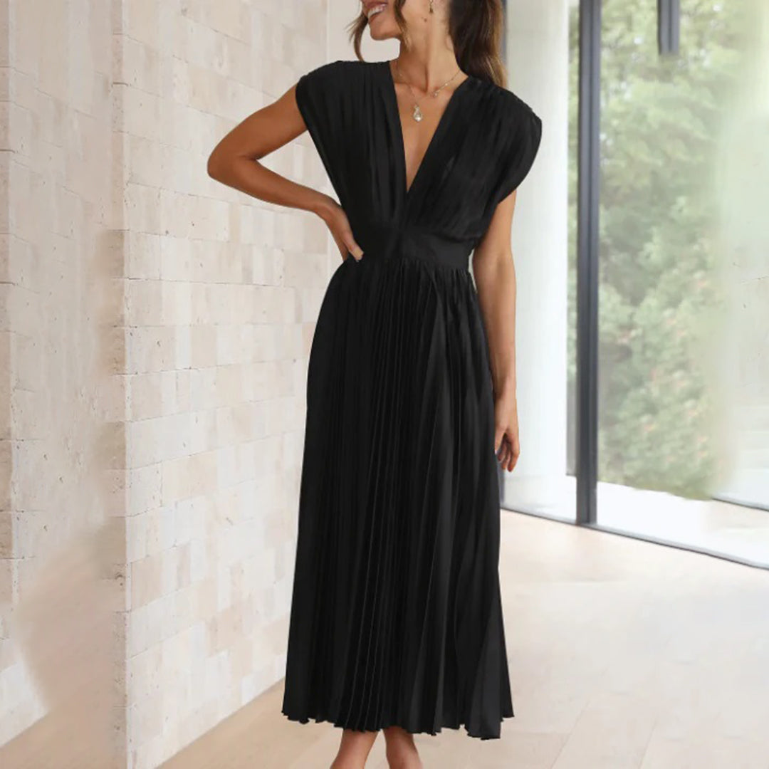 Elvina | Vestido cruzado estampado