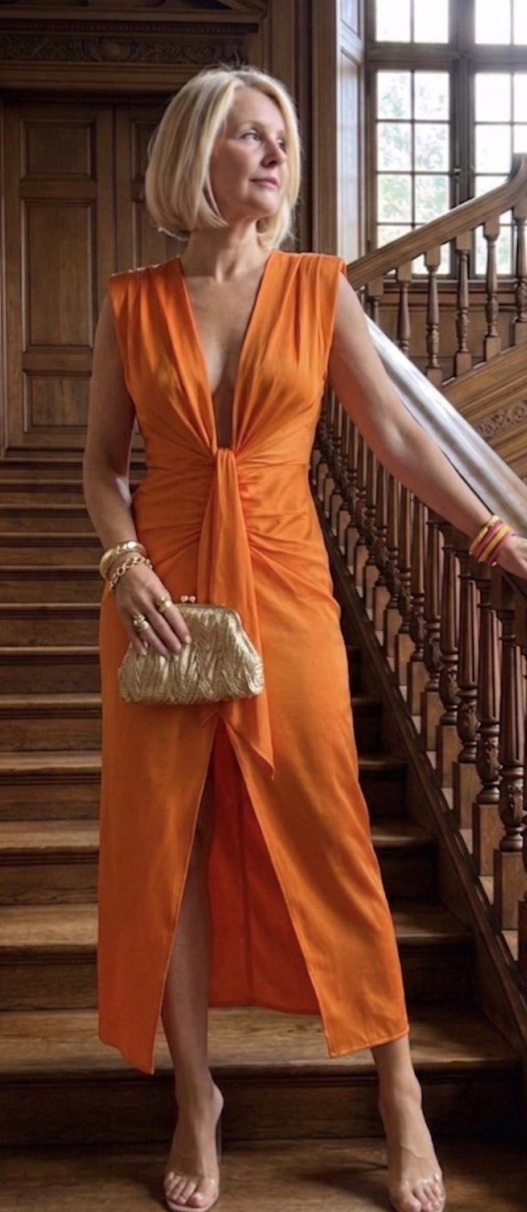 Lily | Vestido midi plisado elegante
