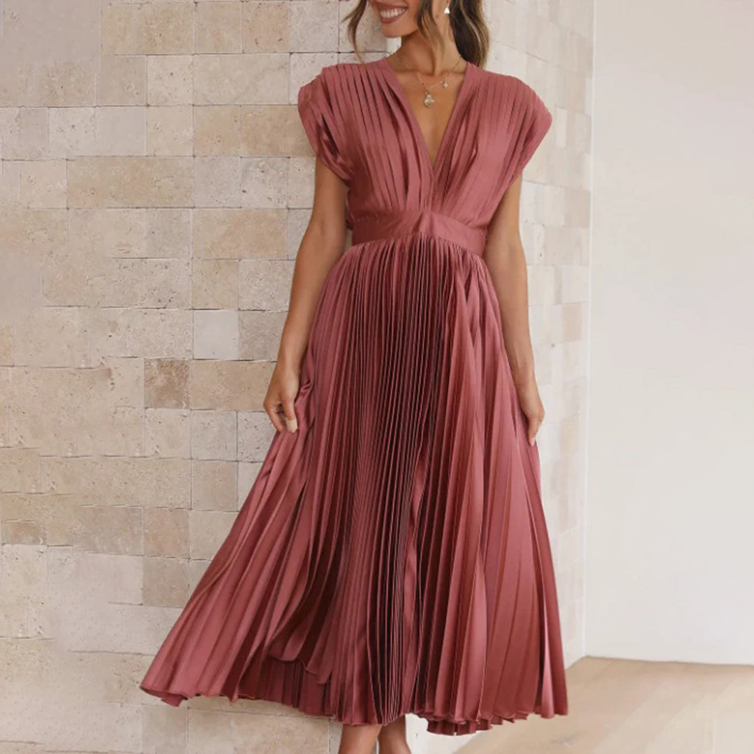 Elvina | Vestido cruzado estampado