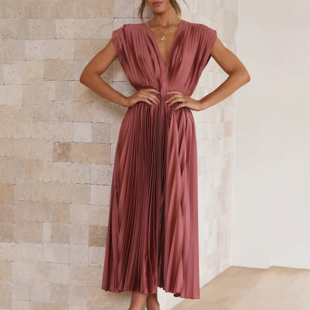 Elvina | Vestido cruzado estampado