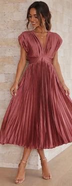 Elvina | Vestido cruzado estampado