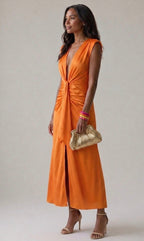 Lily | Vestido midi plisado elegante