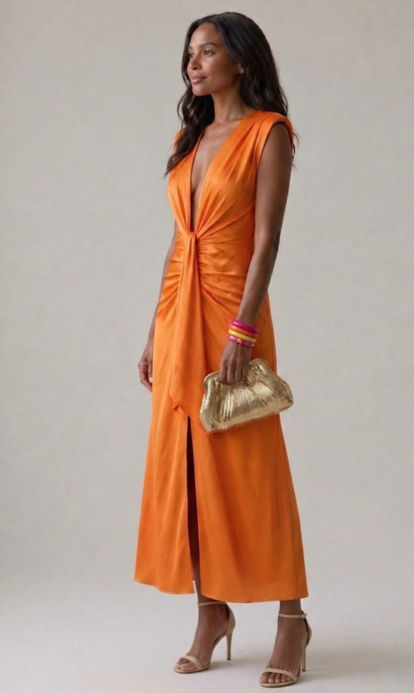 Lily | Vestido midi plisado elegante