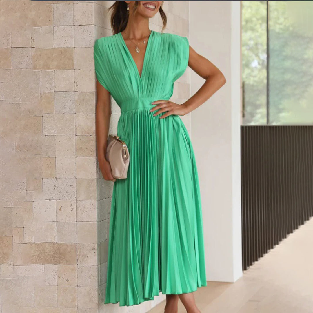 Elvina | Vestido cruzado estampado