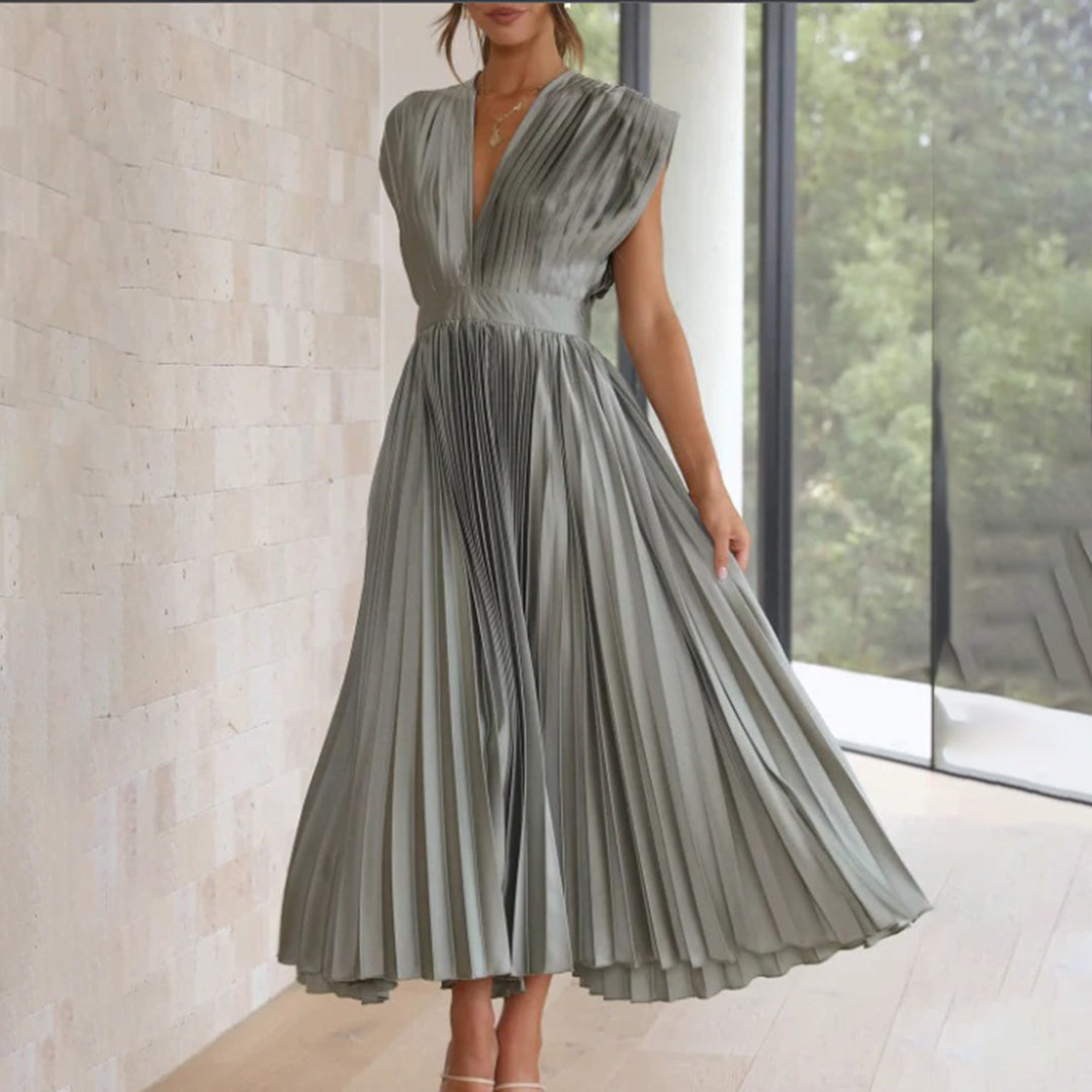 Elvina | Vestido cruzado estampado