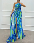 Lorna | Vestido drapeado vibrante