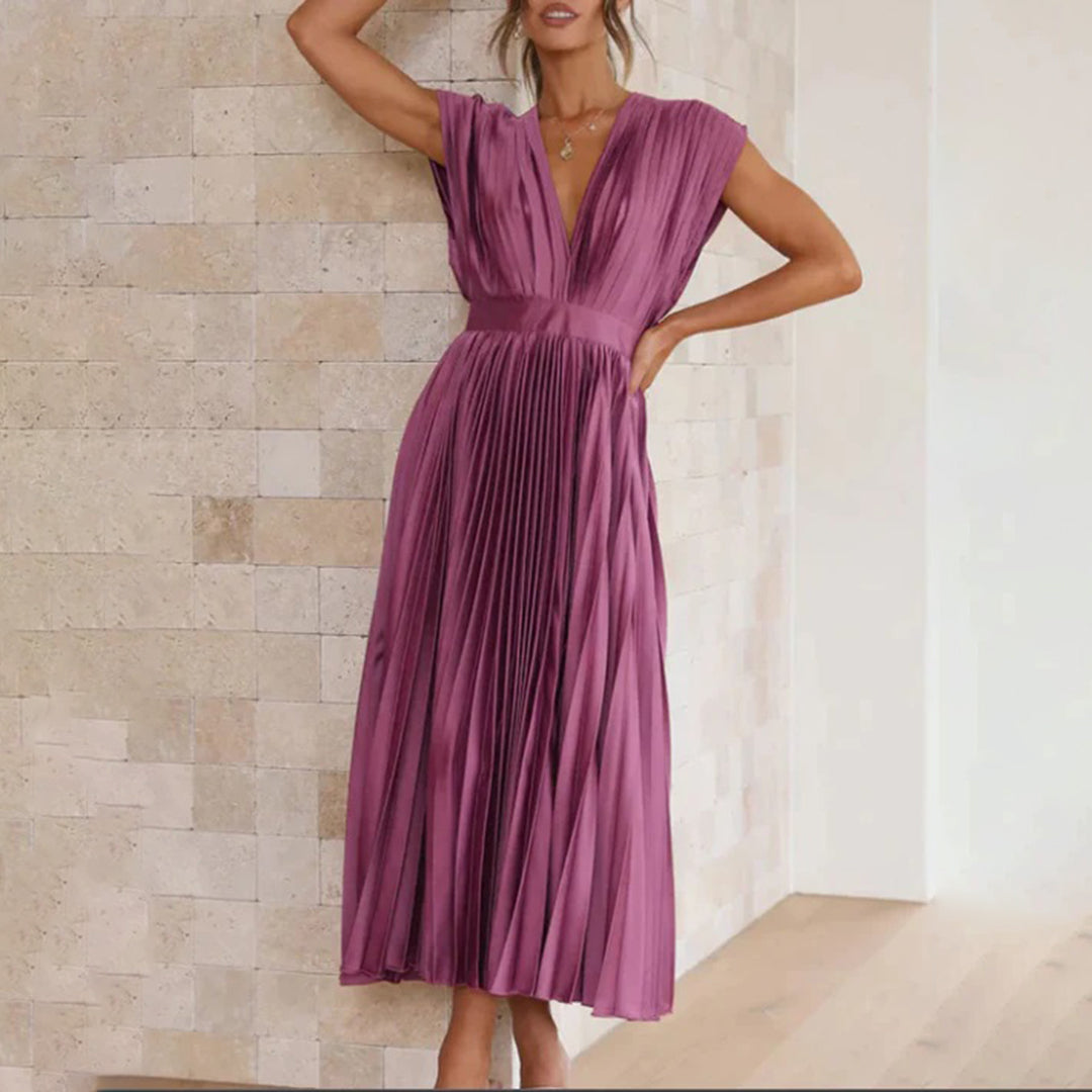 Elvina | Vestido cruzado estampado