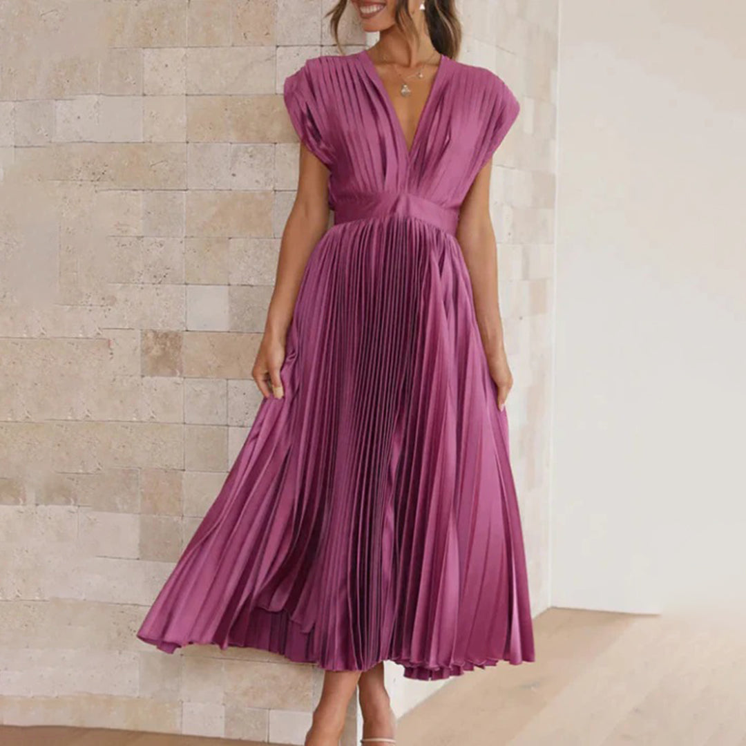 Elvina | Vestido cruzado estampado