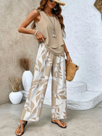 Marta | Conjunto Blusa y Pantalón Botánico
