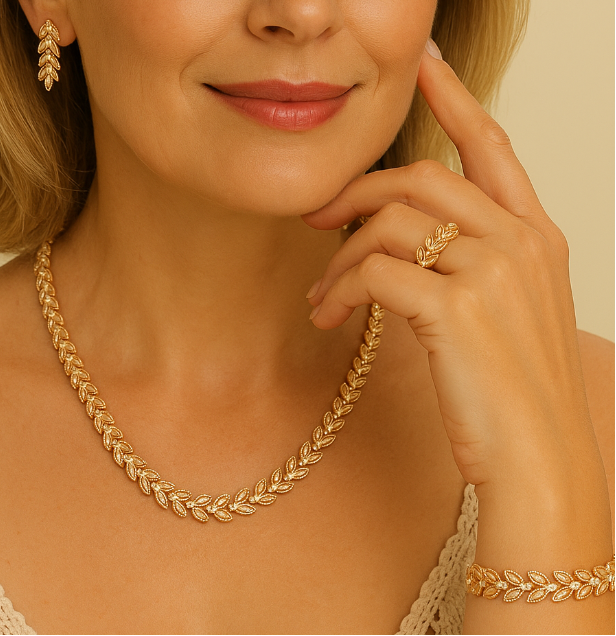 Conjunto Éleon™ | Elegancia dorada