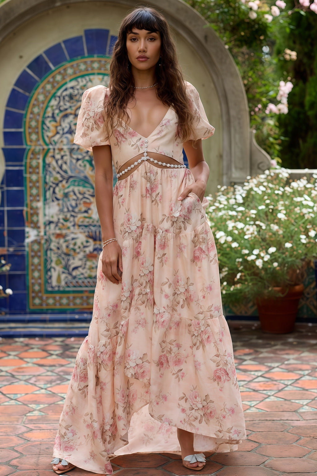 Abril | Vestido Elegante de Caída Fluida