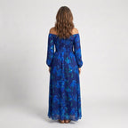 Peniel | Vestido maxi floral hombros descubiertos