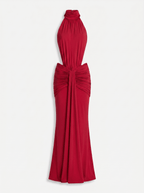 Silvia | Vestido Largo con Escote Halter