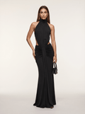 Silvia | Vestido Largo con Escote Halter